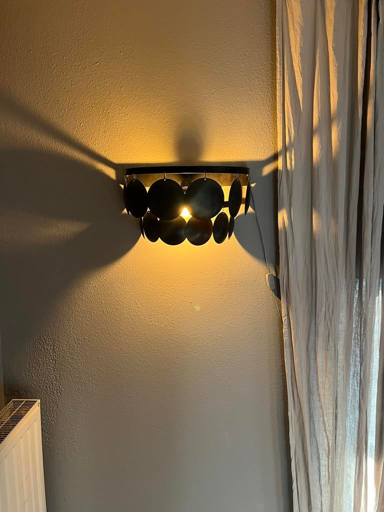 Hoffz wandlampen 2 stuks, Ophalen of Verzenden, Gebruikt, Metaal