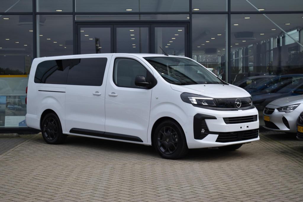 Opel Zafira Life Electric L3 75 kWh VOORRAAD KORTING, 12 maanden, 8 stoelen, Overige carrosserieën, Wit