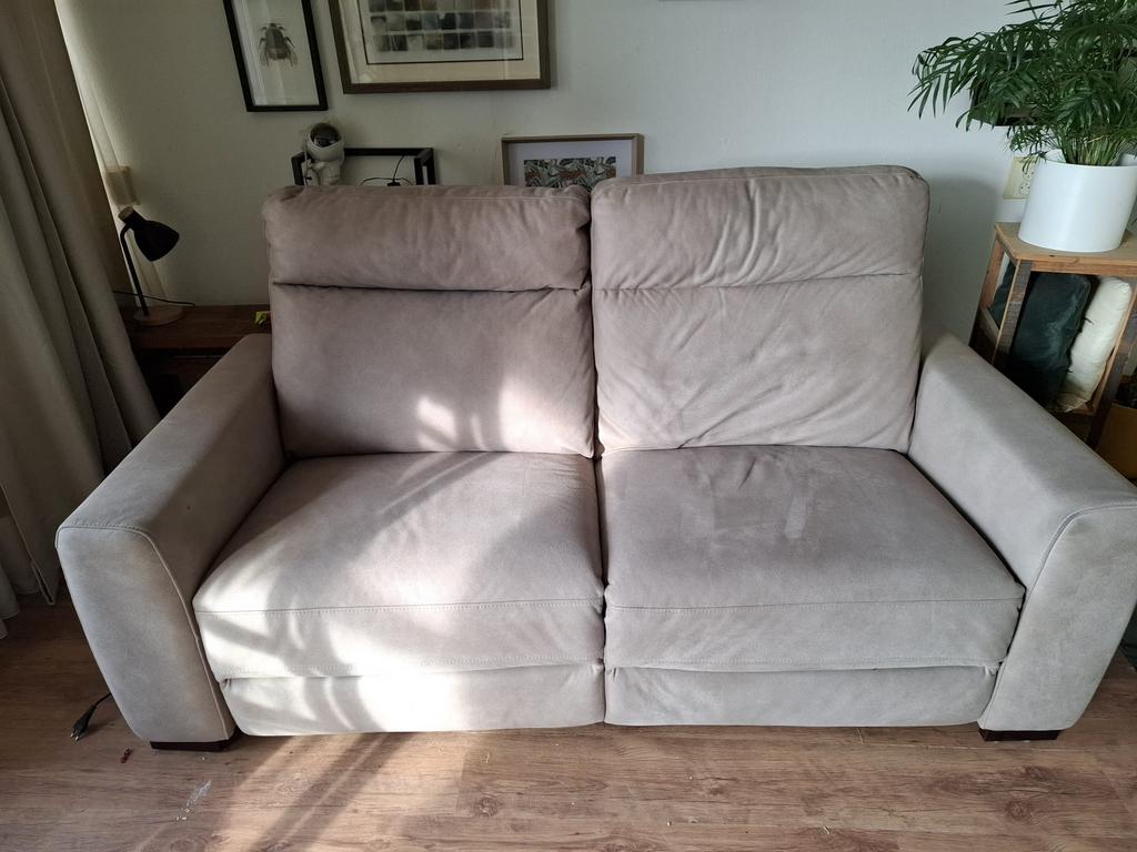 Relax bank electrisch verstelbaar, Huis en Inrichting, Banken | Sofa's en Chaises Longues, Ophalen, Gebruikt, 150 tot 200 cm, Tweepersoons