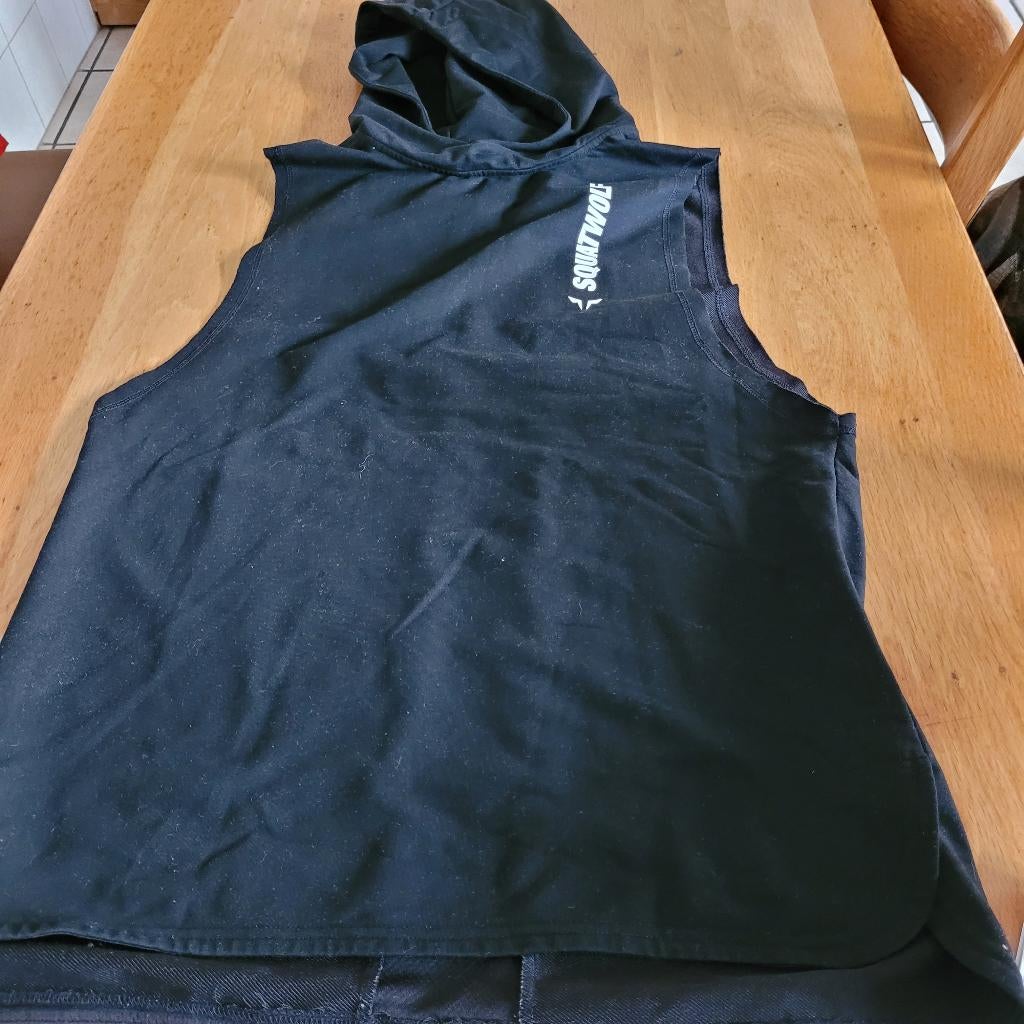sporttop maat L, Maat 52/54 (L), Fitness, Zwart, Ophalen of Verzenden