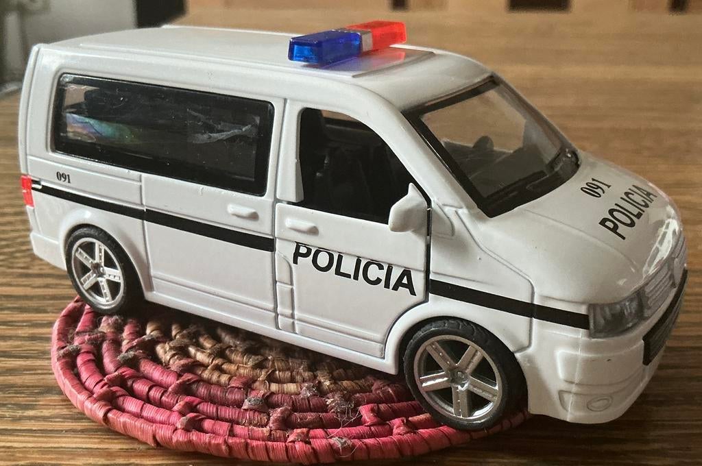 Politie Auto Bus Volkswagen T5  POLICIA, Ophalen, Zo goed als nieuw, Auto