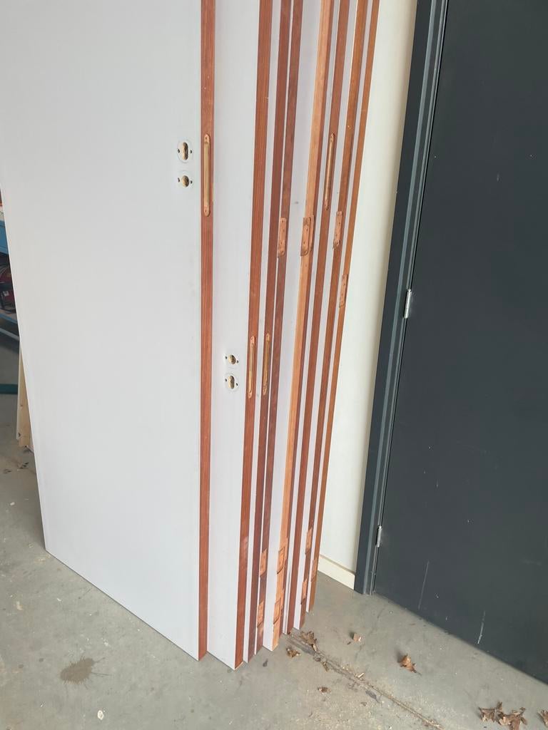 Massieve HPL binnendeuren hout wit, Ophalen, Zo goed als nieuw