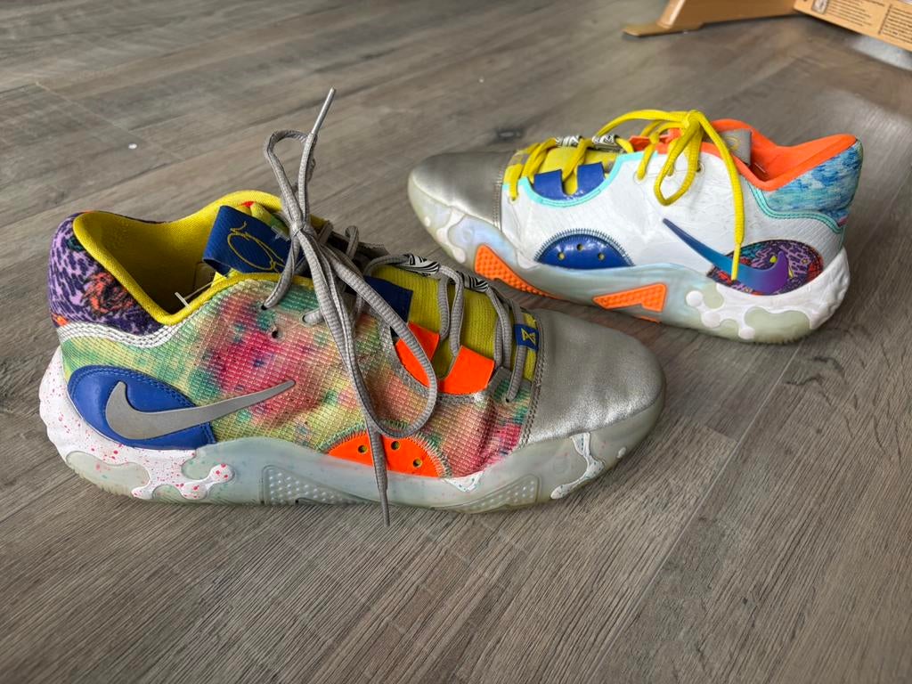 Nike PG 6 what the Paul george schoenen maat 44, Sport en Fitness, Basketbal, Ophalen of Verzenden, Gebruikt, Schoenen
