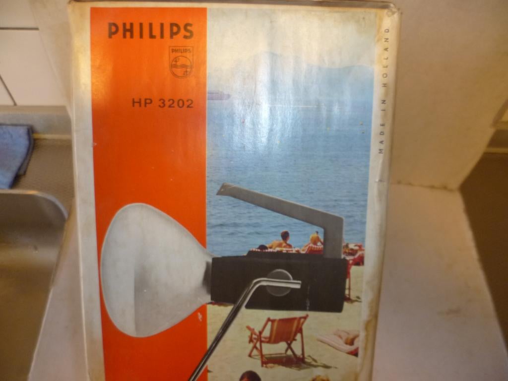 Philips Infraphil Lamp HP 3202 met beschermbril in doos, Verzamelen, Ophalen of Verzenden, Persoonlijke verzorging