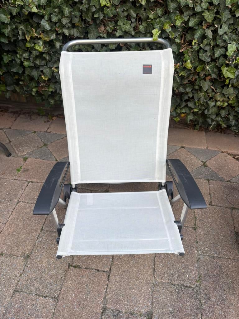Lafuma hele nette lichtgewicht strandstoel, Ophalen of Verzenden, Zo goed als nieuw, Campingstoel