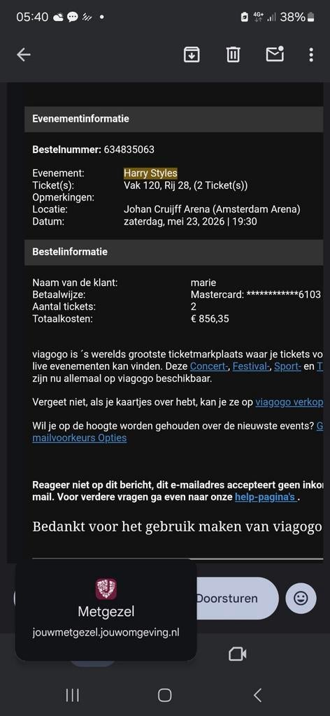 Harry Styles, Twee personen, Mei