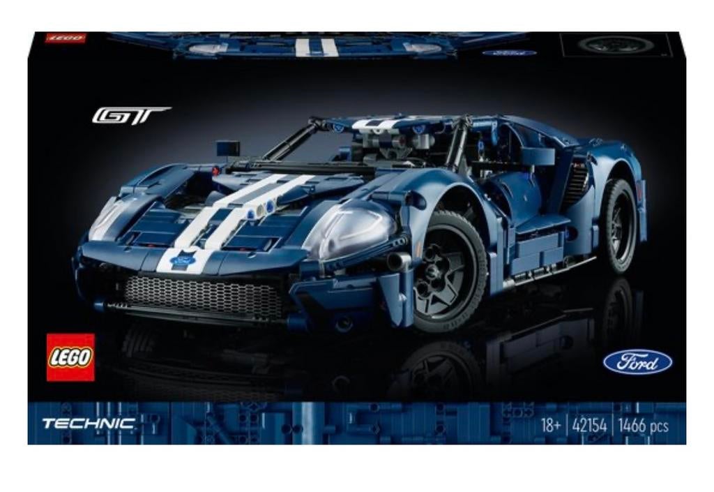 LEGO Technic 42154 Ford GT 2022 Supercar Modelbouwpakket, Ophalen of Verzenden, Gebruikt, Complete set, Lego