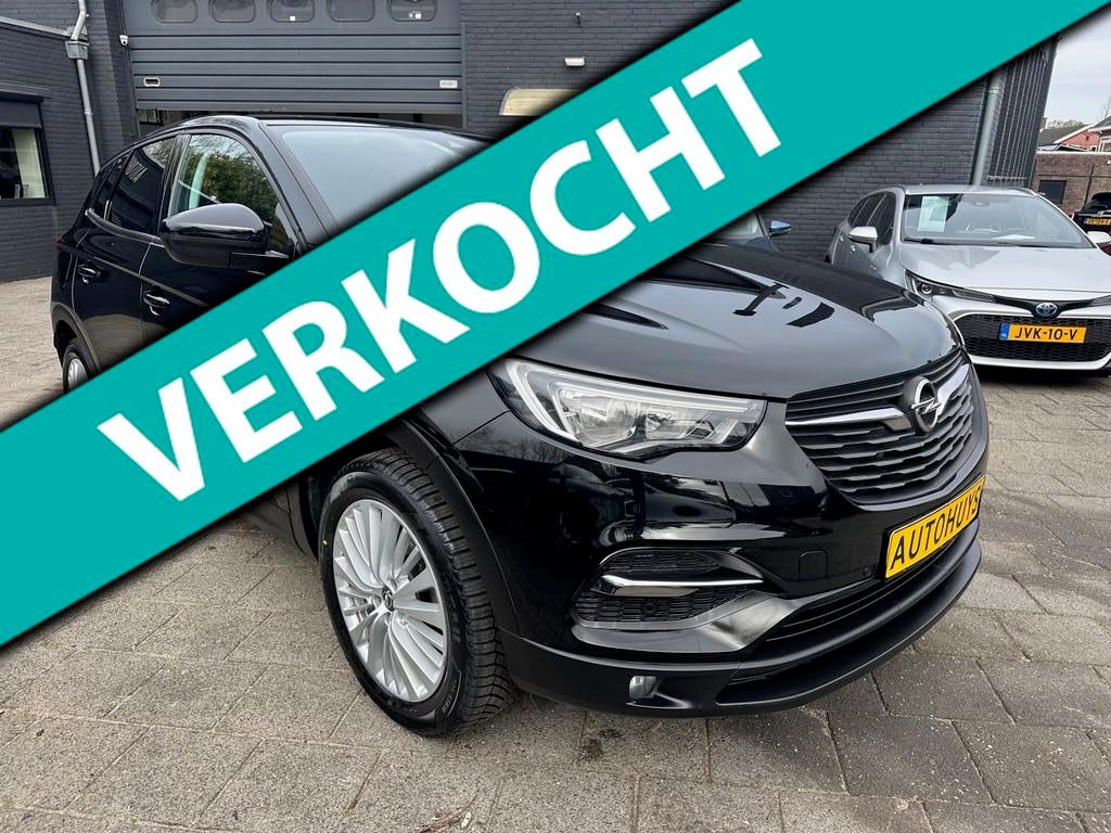 Opel Grandland X 1.2 Turbo Business Edition|Navi|360 Camera, Voorwielaandrijving, Gebruikt, 1199 cc, Zwart