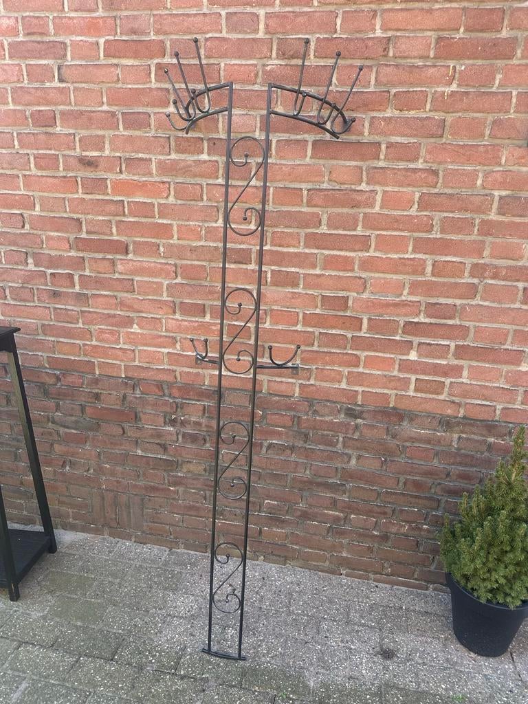 Klassieke metalen Kapstok - Landelijk/Rustiek -, Gebruikt, Ophalen of Verzenden, Metaal, Staande kapstok