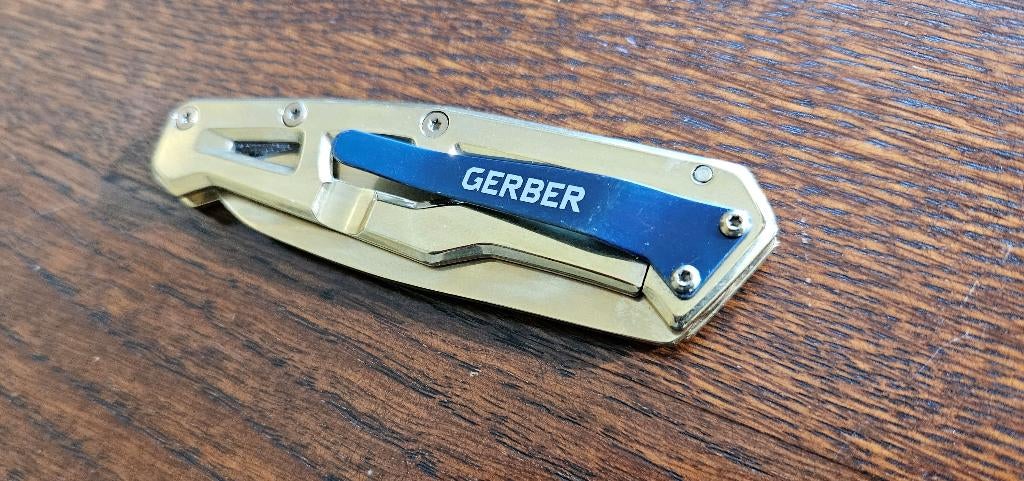 Gerber ParaLite Gold zakmes, Ophalen of Verzenden, Overige soorten, Nederland, Mes of Dolk