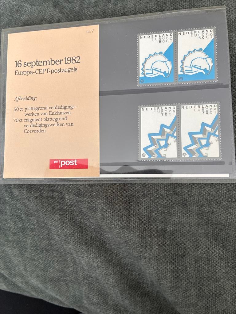 Europa-CEPT-postzegels 1982 - nr. 7, Postzegels en Munten, Postzegels | Nederland, Verzenden, Na 1940, Postfris