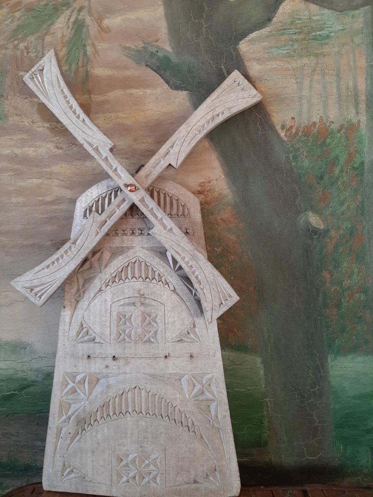 Molentje van hout, huisvlijt, houtsnijwerk, Hollands, Ophalen of Verzenden