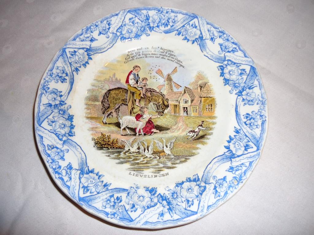 Wandbord "Lievelingen"., Ophalen