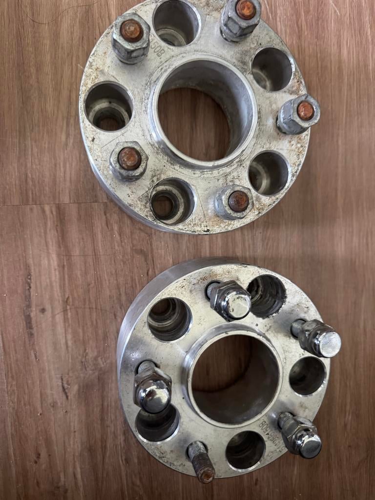 Spacers spoorverbreders Nissan 5x114.5 50mm 2x 66,1mm, Ophalen of Verzenden, Gebruikt