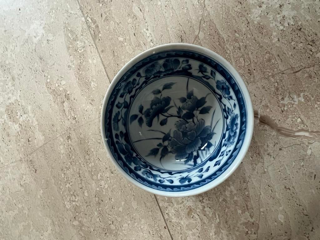 Prachtig Chinees porseleinen bakje met blauw-wit decor, Antiek en Kunst, Ophalen of Verzenden