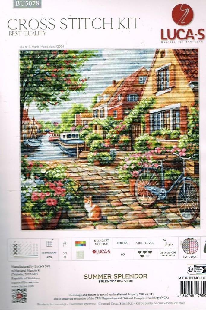 Cado luca borduurpakket Summer Splendor  5078, Ophalen of Verzenden, Nieuw, Handborduren, Borduurpakket