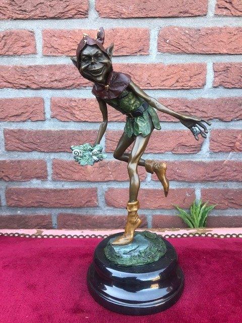 Weens brons: ondeugende goblin (2), Antiek en Kunst, Antiek | Koper en Brons, Ophalen of Verzenden, Brons