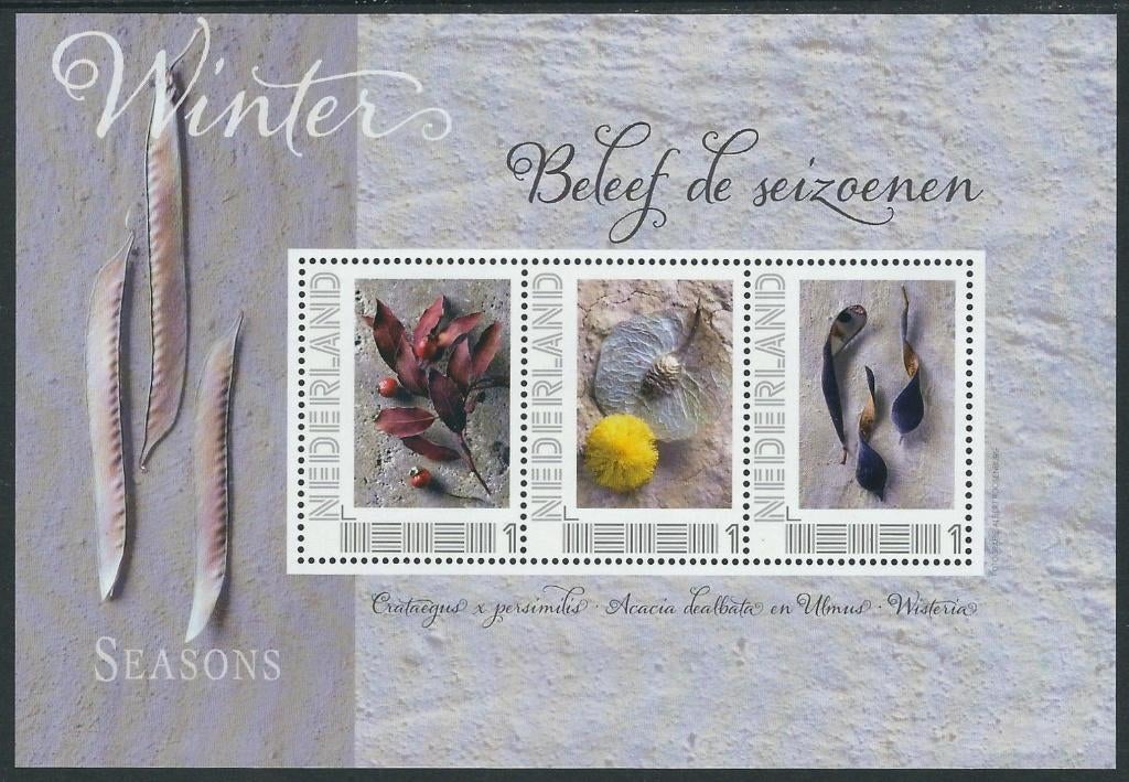 Postzegels Vier Jaargetijden: Winter, Postzegels en Munten, Postzegels | Nederland, Ophalen of Verzenden, Na 1940, Postfris