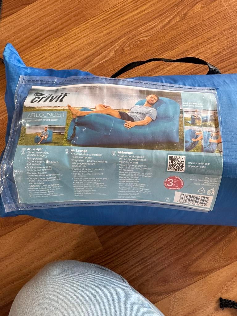 Crivit air louncher, Ophalen, Nieuw
