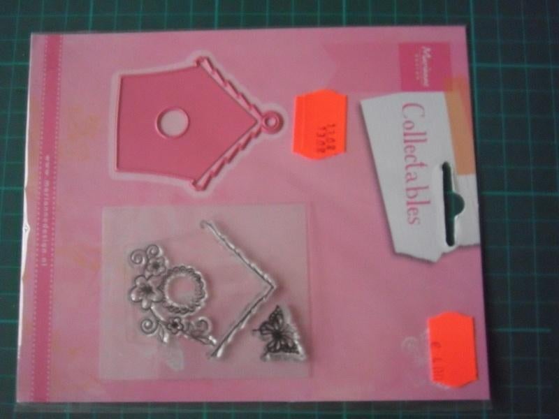 Nieuwe stempel + snijmal Marianne Collectables - COL1308, Ophalen of Verzenden, Nieuw, Overige thema's, Pons of Mal