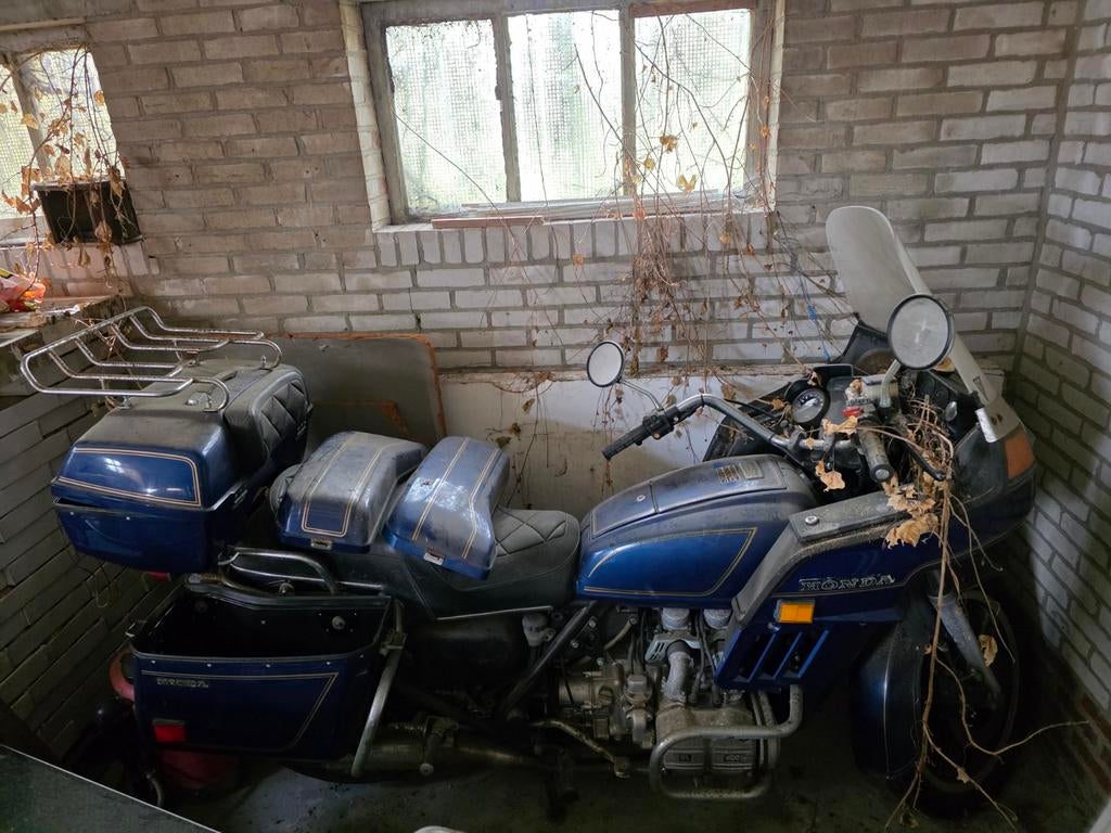 Oude Honda Goldwing onderdelen, Ophalen