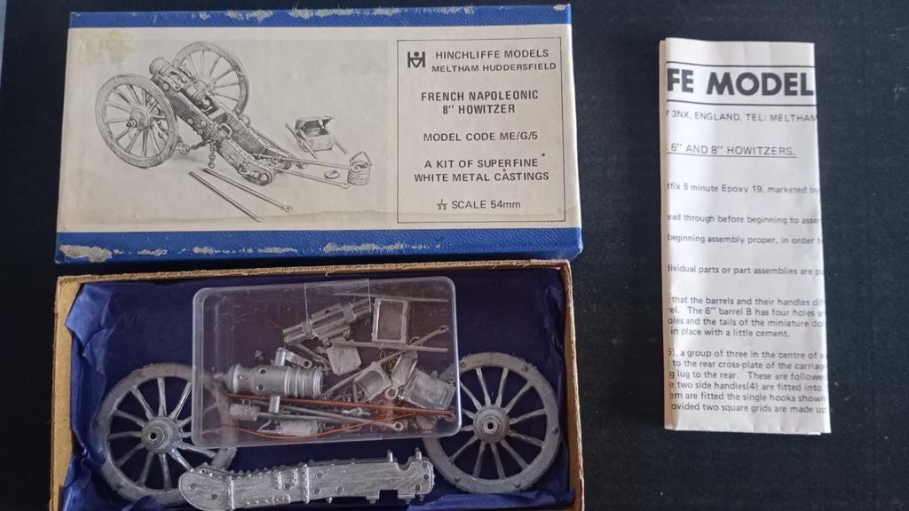 Miniatuur howitzer leger Napoleon, Hobby en Vrije tijd, Modelbouw | Figuren en Diorama's, Ophalen of Verzenden, Nieuw, Groter dan 1:35