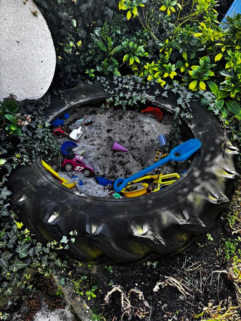 Tractor band, zandbak. Gratis., Ophalen of Verzenden, Zo goed als nieuw