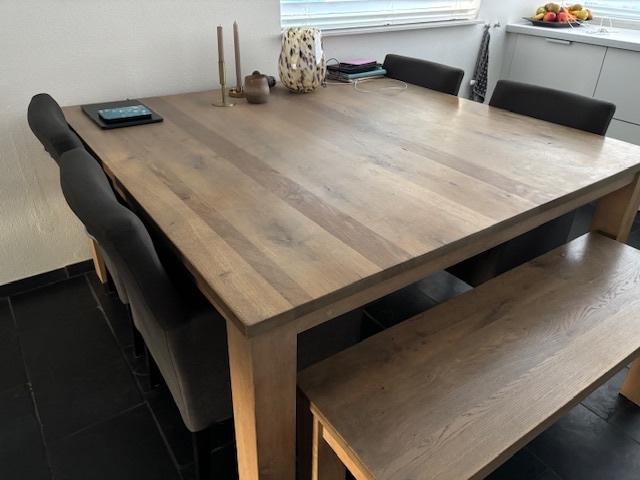 Eettafel, Ophalen, Gebruikt, 100 tot 150 cm, Landelijk