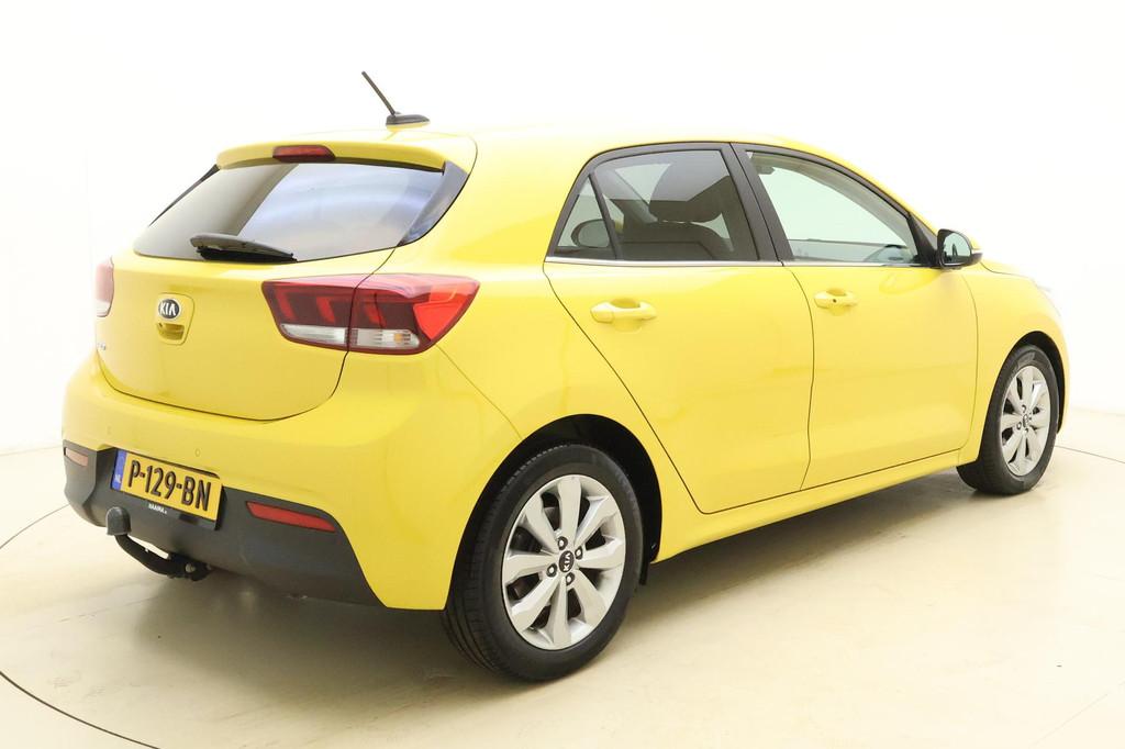 Kia Rio 1.0 T-GDi MHEV GT-Line 100 PK | Automaat | Trekhaak, Auto's, Kia, Gebruikt, Overige kleuren, 49 €/maand, 1100 kg
