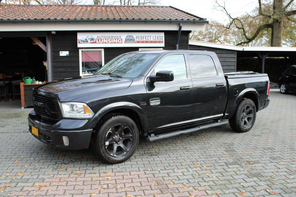 Dodge RAM 1500 5.7 HEMI CREWCAB LONGHORN LPG G3 4X4, Automaat, Zwart, Bedrijf, LPG