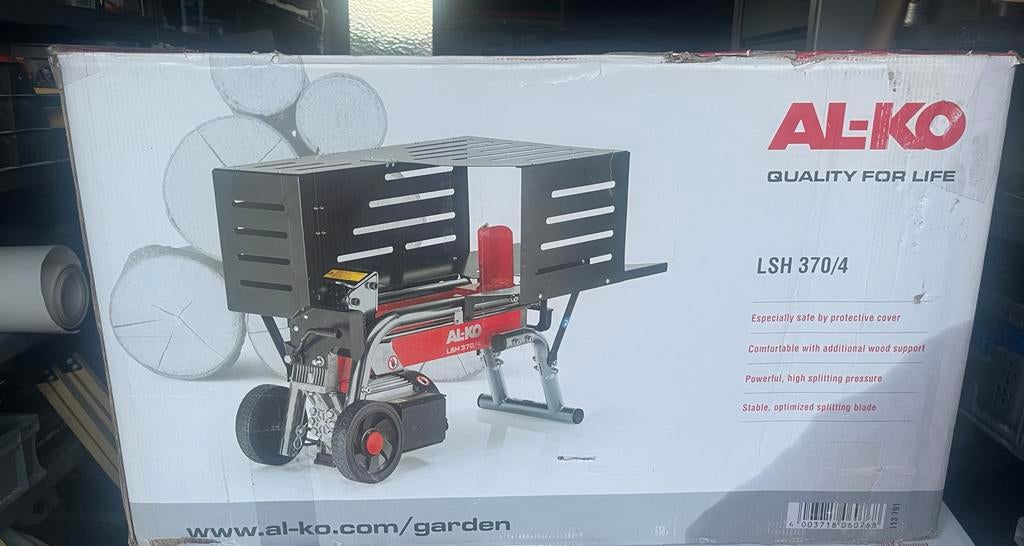 Nieuwe AL-KO LSH 370/4 Kloofmachine - Ongebruikt in verpakki, Tuin en Terras, Kloofmachines, Ophalen, Nieuw, Elektrisch, Liggend