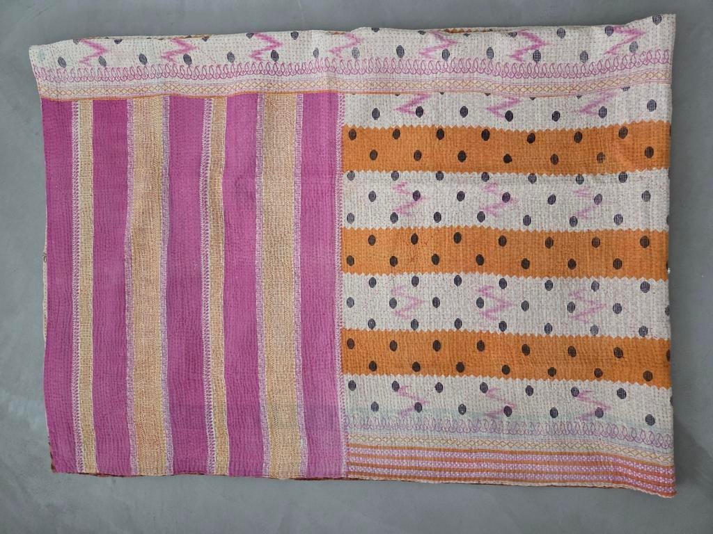 Vintage Sari quilt/plaid, Ophalen of Verzenden