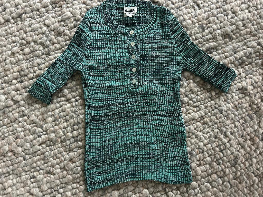 Schitterende top / shirt BIMBA Y LOLA maat M heel stretch, Maat 38/40 (M), Blauw, Ophalen of Verzenden, Zo goed als nieuw