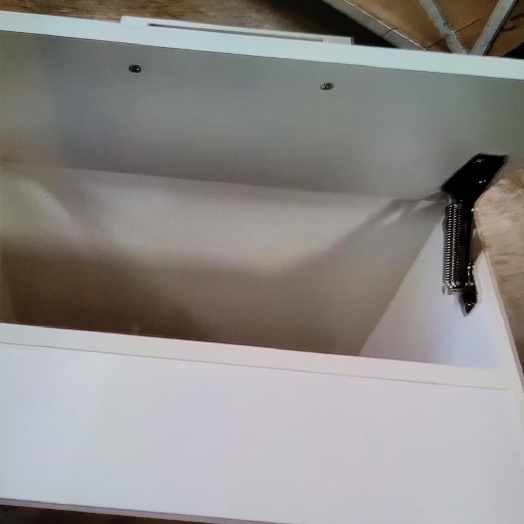 2 scharnieren voor klep keukenkast, Ophalen of Verzenden, 25 tot 50 cm, 50 tot 100 cm, Minder dan 100 cm