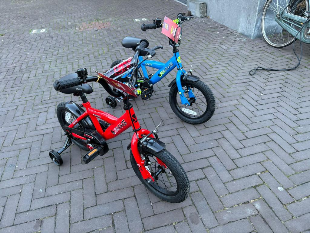 Fietshokje Hoofddorp: Raaks Bobo 14 inch Nieuw, Niet ingevuld, Zijwieltjes, Niet ingevuld, Nieuw