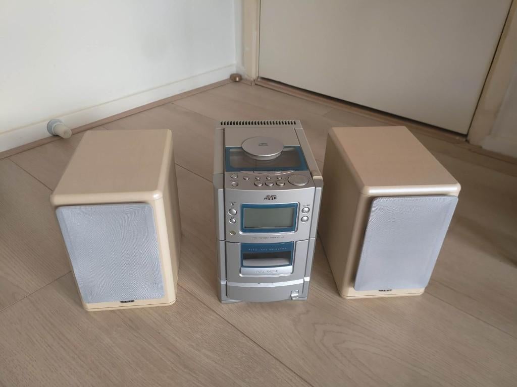 JVC mini stereo setje, Audio, Tv en Foto, Stereo-sets, Gebruikt, JVC, Microset, Ophalen of Verzenden