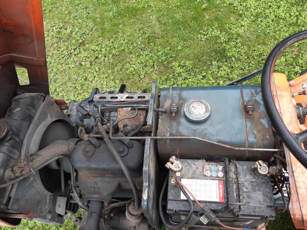 B6000 4 WD tuintrekker minitrekker, Ophalen