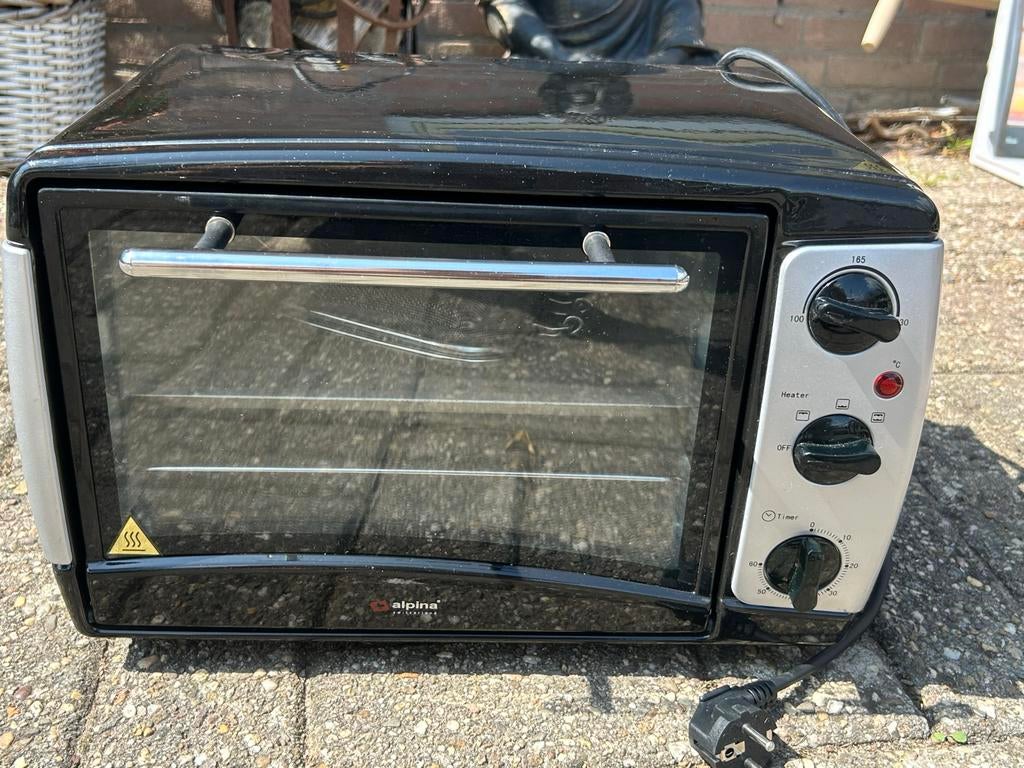 Alpina Mini Oven met Grill - Compact en Handig, Ophalen, Minder dan 45 cm, Gebruikt, Oven met grill