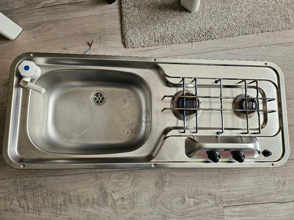 gootsteen met gasstel, Ophalen, Gebruikt