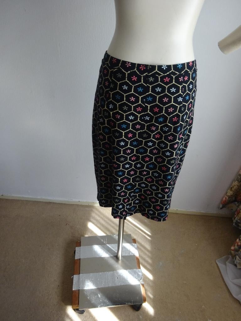 King Louie rok mt M, Kleding | Dames, Rokken, Maat 38/40 (M), Verzenden, Zwart, Zo goed als nieuw