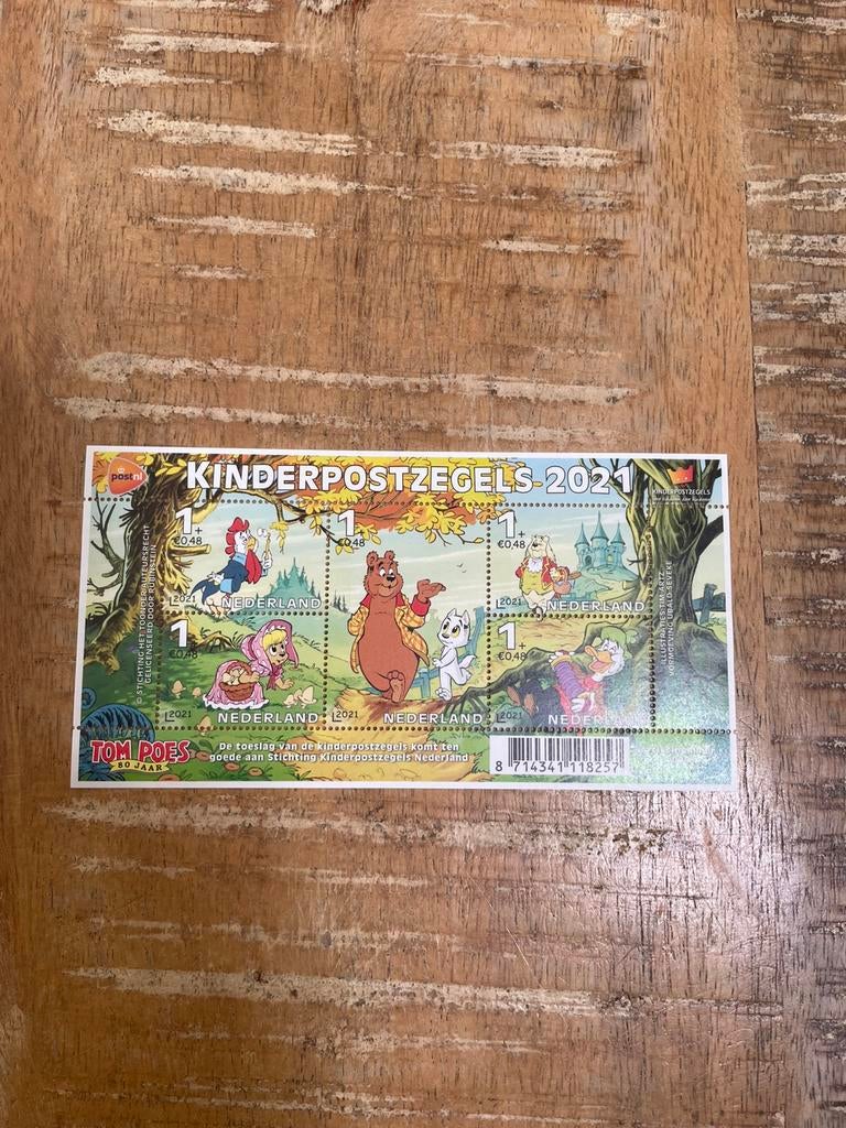 2021 Blok Kinderpostzegels Tom Poes 80 Jaar NVPH 3975 PF., Ophalen of Verzenden, Na 1940, Postfris