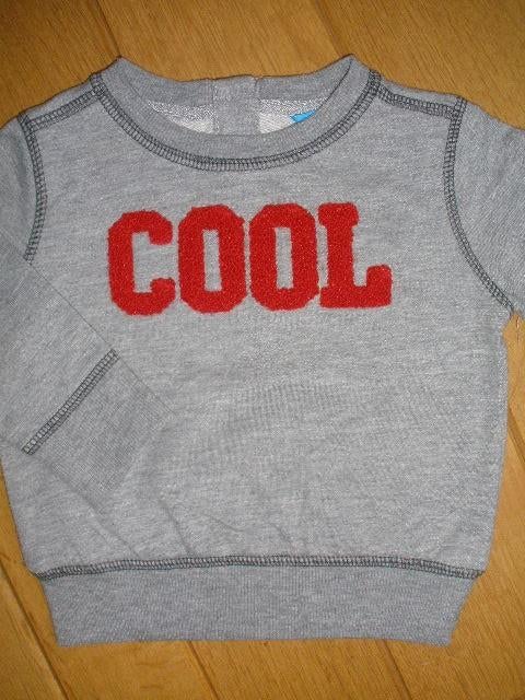 HEMA sweater grijs COOL maat 74, Truitje of Vestje, Ophalen of Verzenden, Zo goed als nieuw, Hema