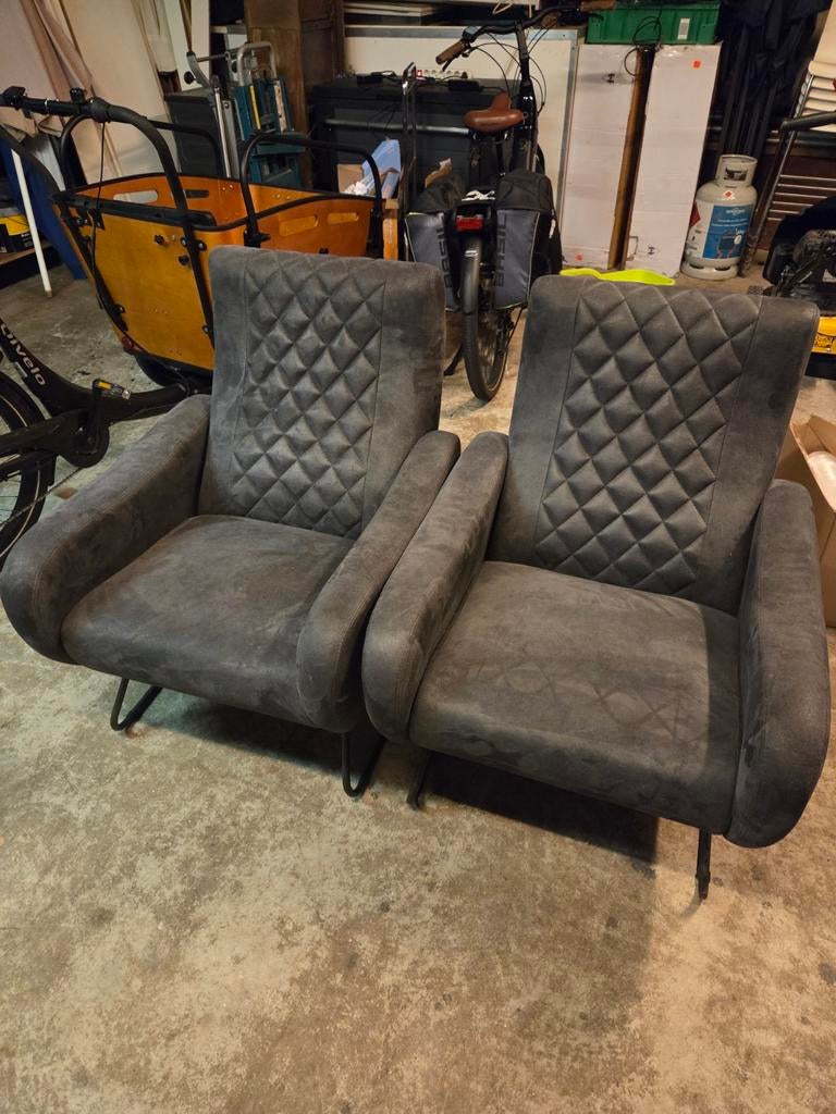 Twee nette stoelen te koop, Huis en Inrichting, Stoelen, Ophalen, Gebruikt, Twee, Stof