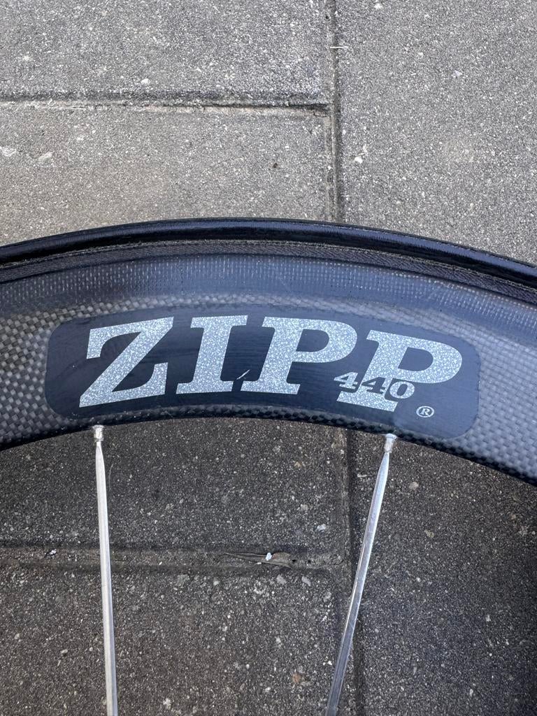 Zipp 440 Carbon velgen, Gebruikt, Racefiets, Carbon, Ophalen