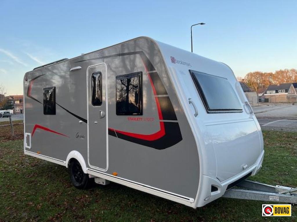 Sterckeman Starlett Graphite 470 CP Incl. Voortent en Mover, Caravans en Kamperen, Caravans, Bedrijf, tot en met 4, 1000 - 1250 kg