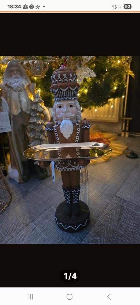 Decoratieve notenkraker met dienblad., Verzamelen, Ophalen of Verzenden, Nieuw, Dier