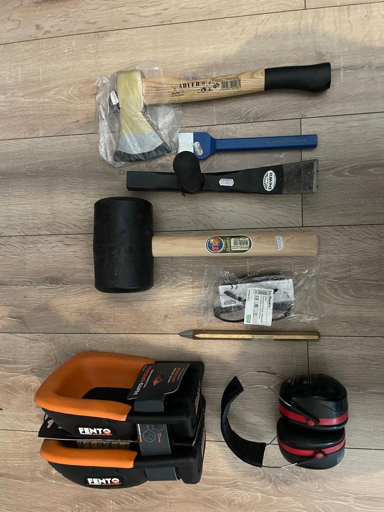 Gereedschap set voor stratenmakers, Doe-het-zelf en Verbouw, Gereedschap | Handgereedschap, Ophalen of Verzenden, Nieuw