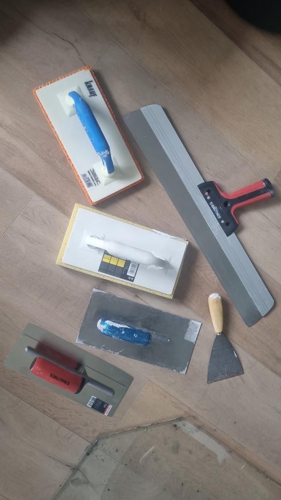 Raapbord raapspaan plakspaan wandrij stukadoor set nieuw!, Doe-het-zelf en Verbouw, Gereedschap | Handgereedschap, Ophalen of Verzenden