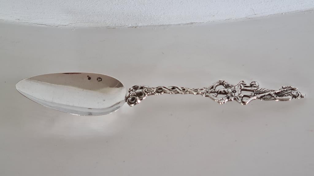 Grote en zware Zilveren Gildelepel, anno 1971, Ophalen of Verzenden, Zilver