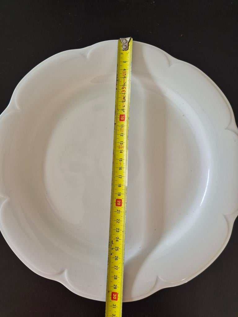 Grote platte schaal in bloemvorm, Ophalen of Verzenden